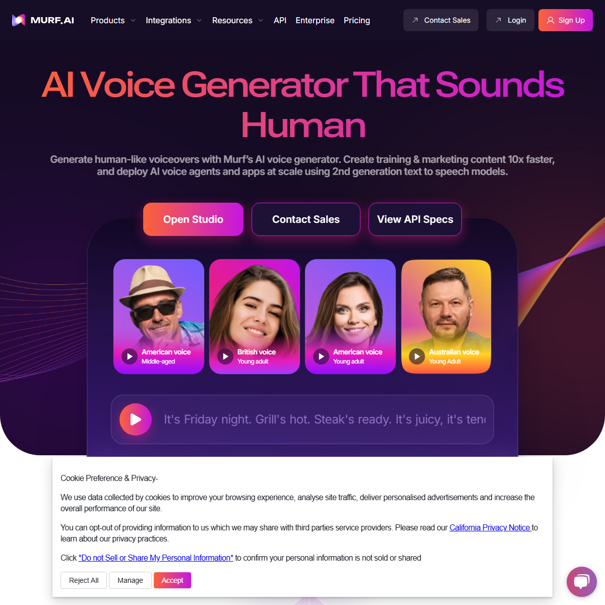 Murf - text to speech Tool