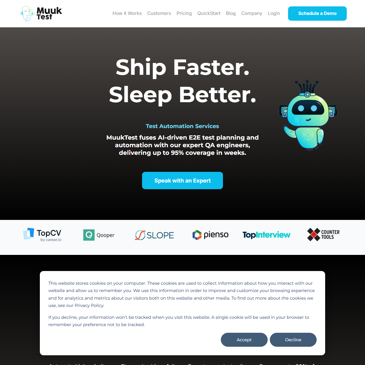 MuukTest - startup tools Tool Screenshot