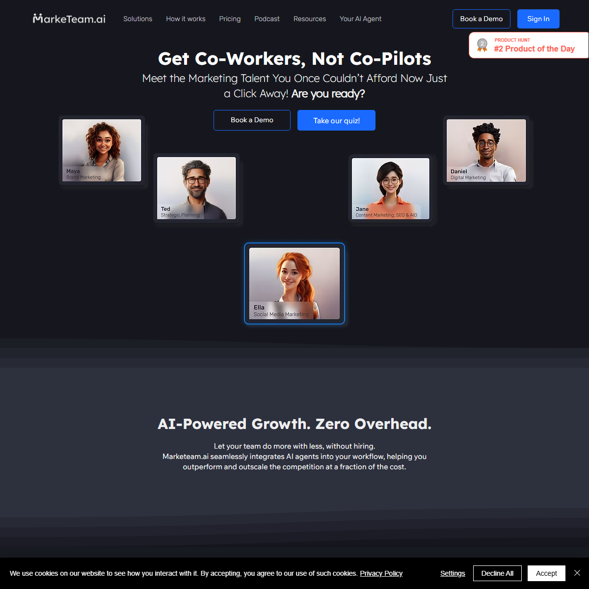 MyElla - marketing Tool Screenshot