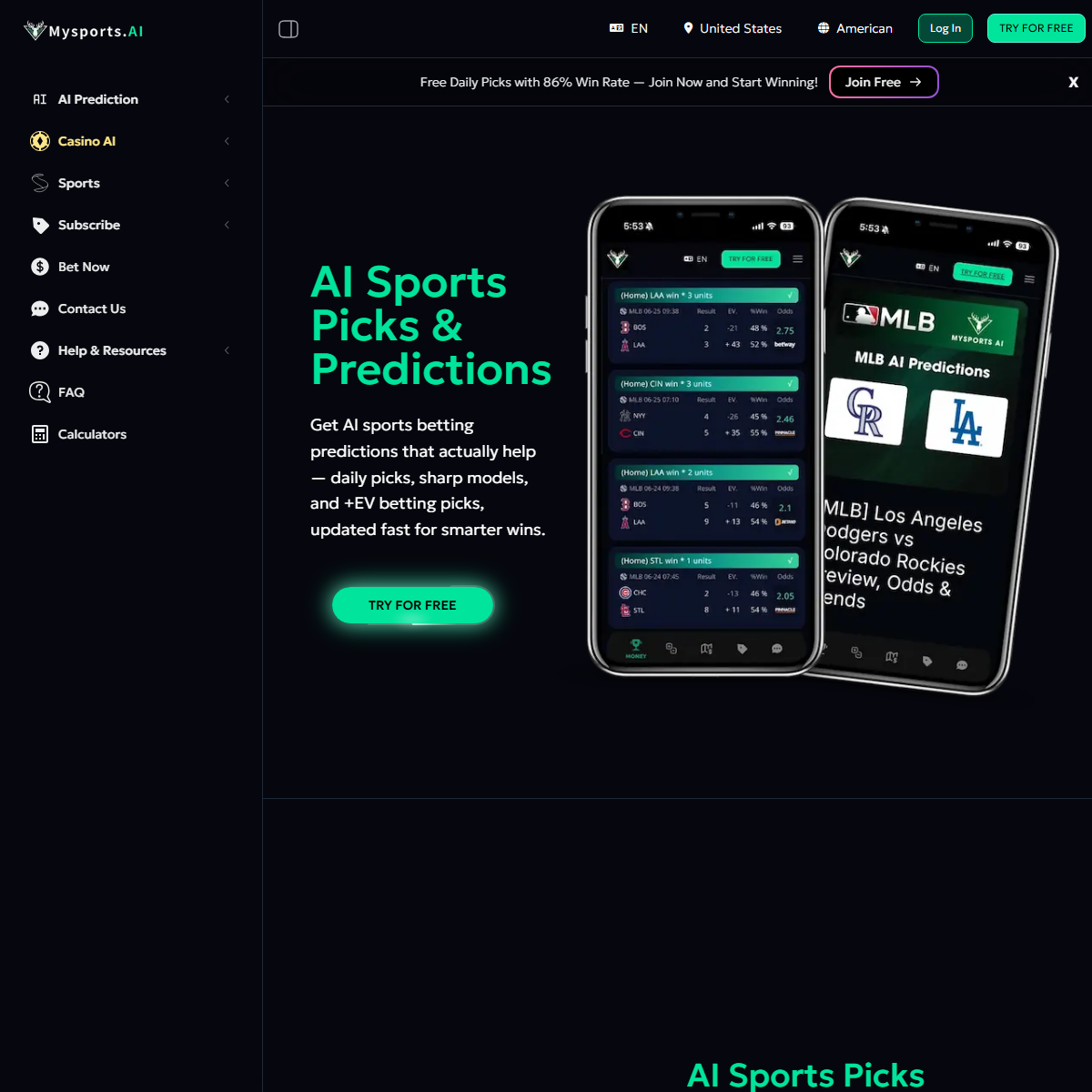 MySports AI - gaming Tool
