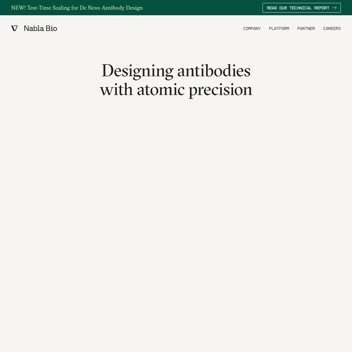 Nabla Bio - research Tool Screenshot