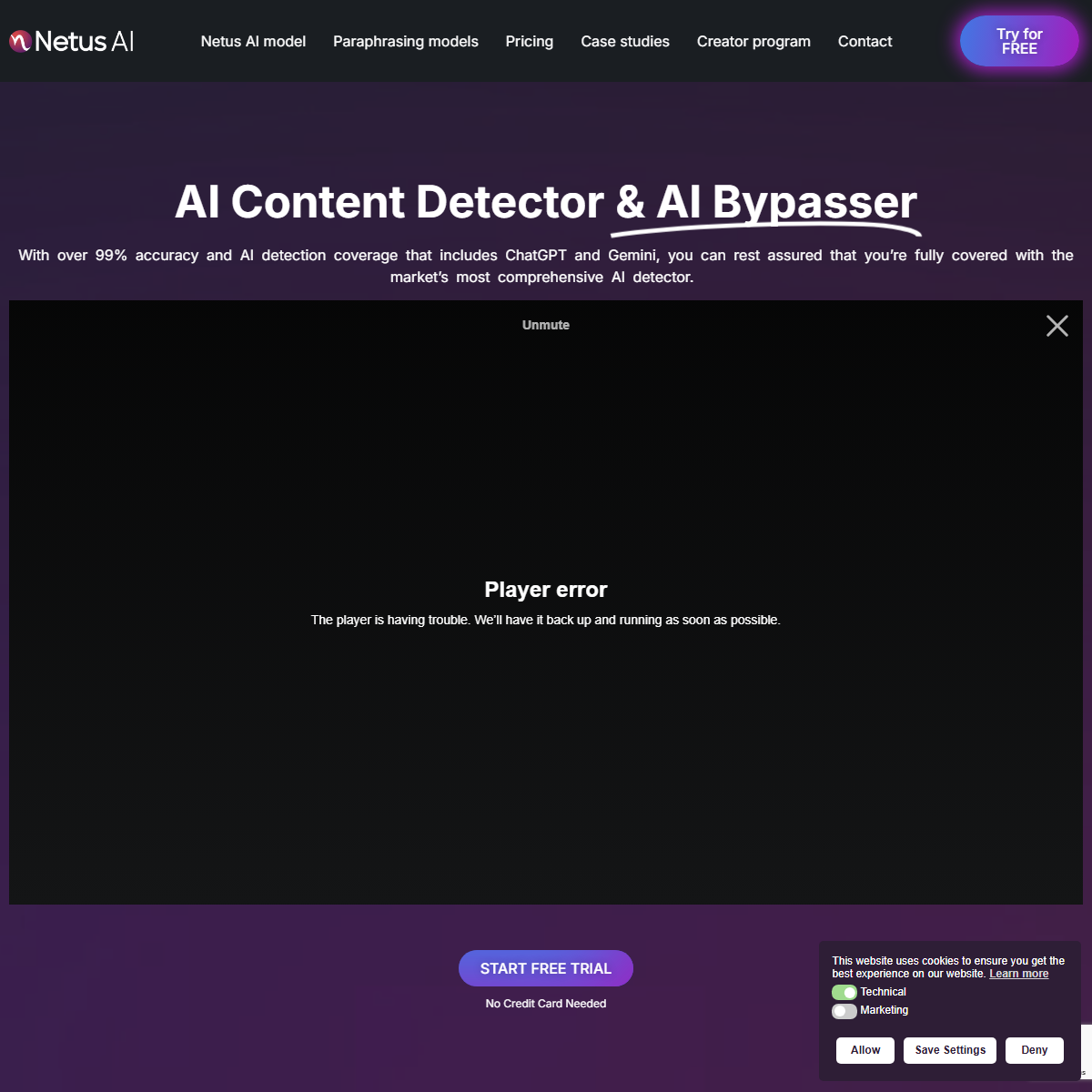 Netus AI - paraphrasing Tool