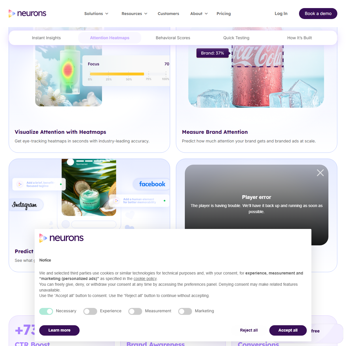 Neurons AI - marketing Tool Screenshot