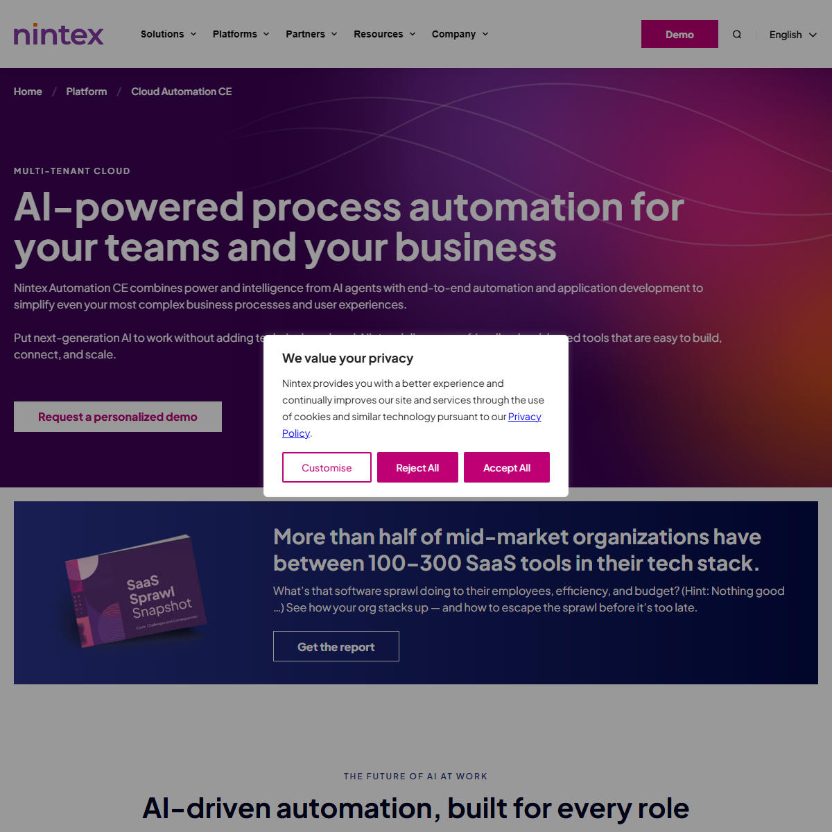 Nintex Workflow Automation - workflows Tool Screenshot