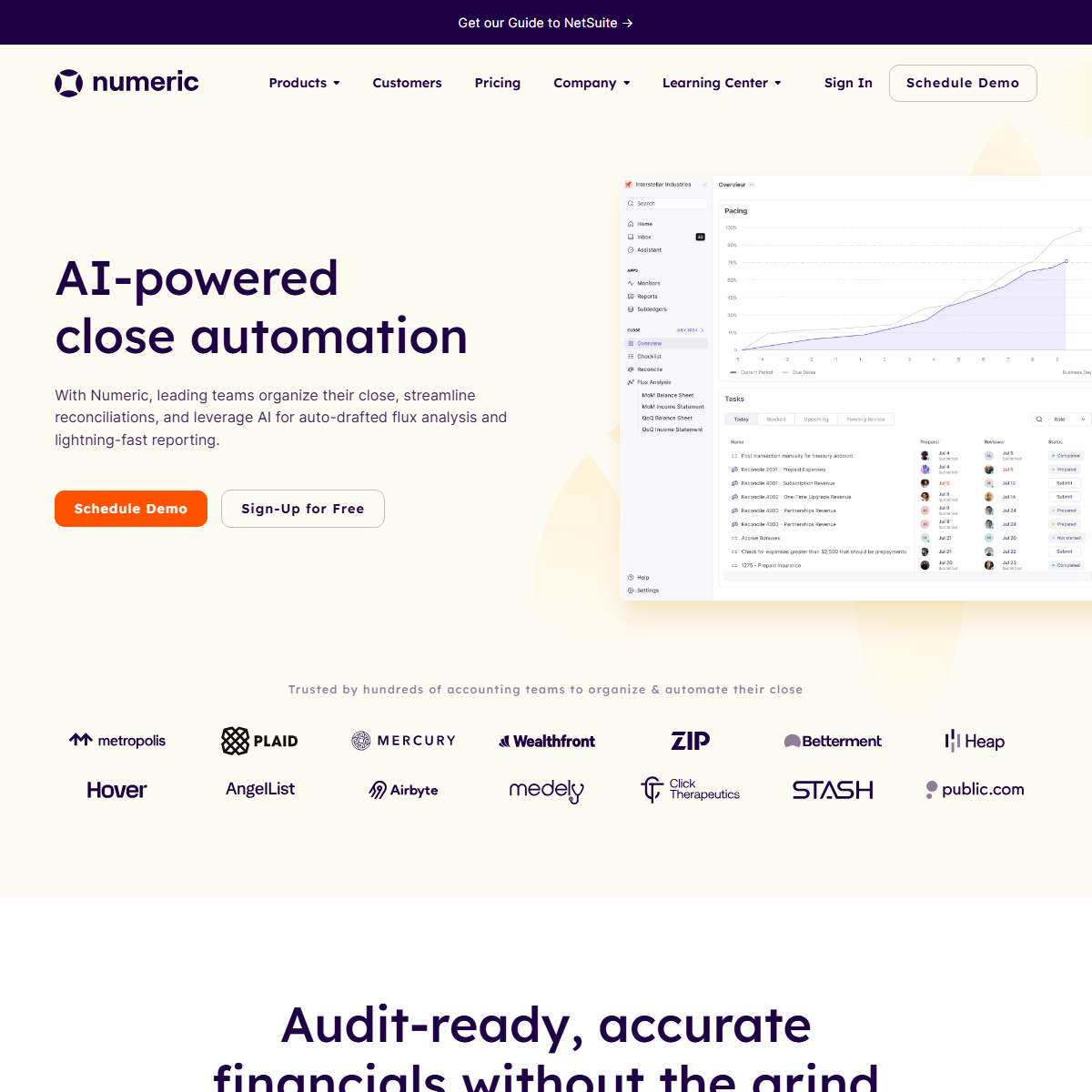 Numeric - finance Tool Screenshot