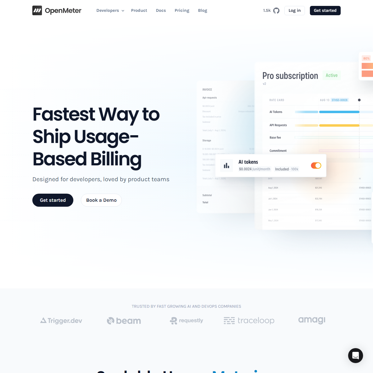 OpenMeter - startup tools Tool Screenshot