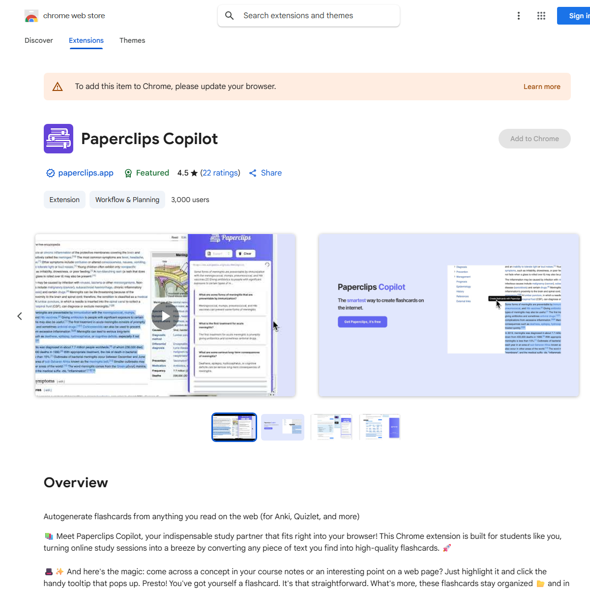 Paperclips Copilot - education Tool Screenshot