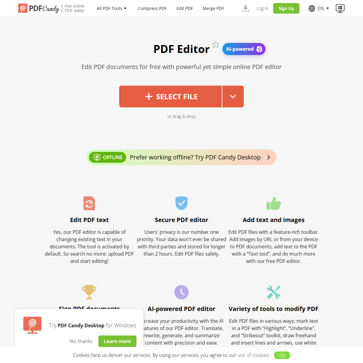 PDF Editor - translator Tool