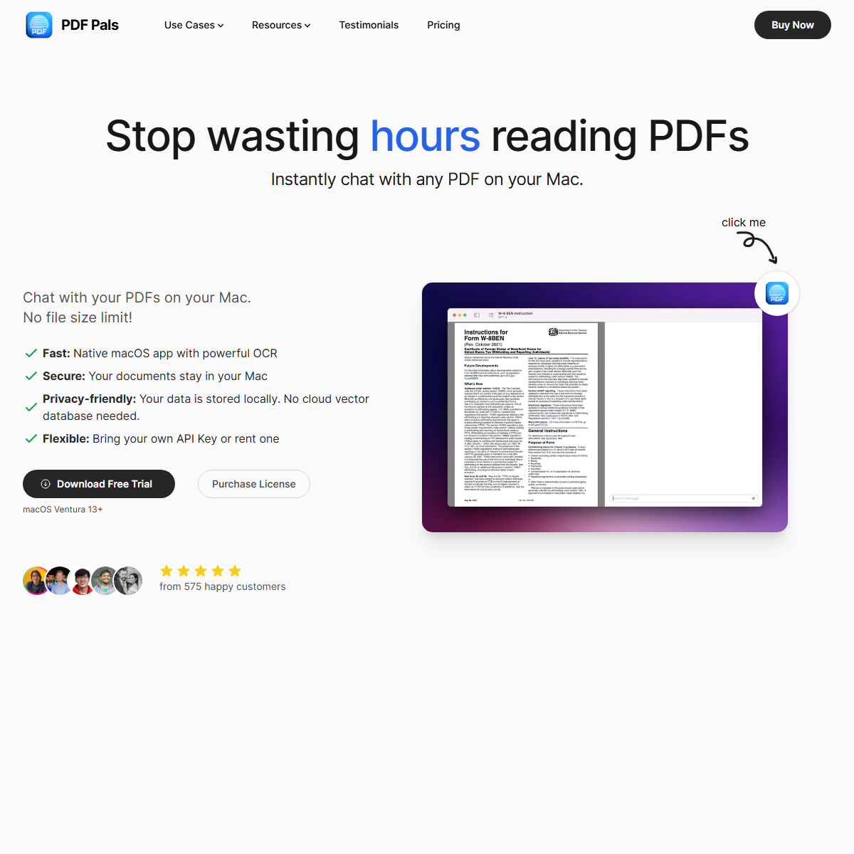 PDF Pals - research Tool Screenshot