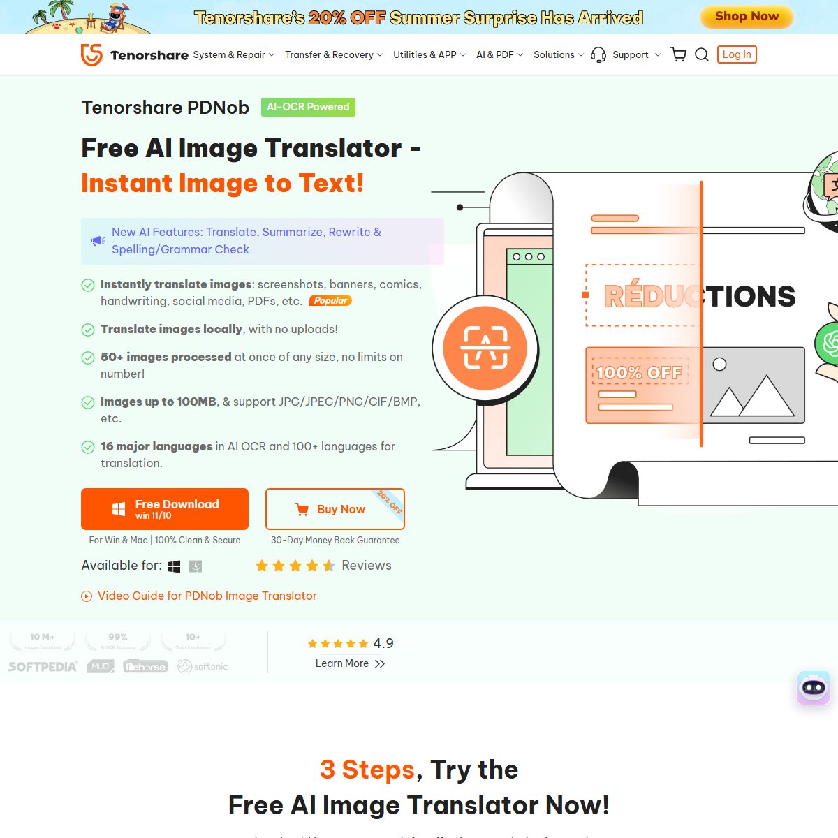 PDNob Image Translator - translator Tool Screenshot