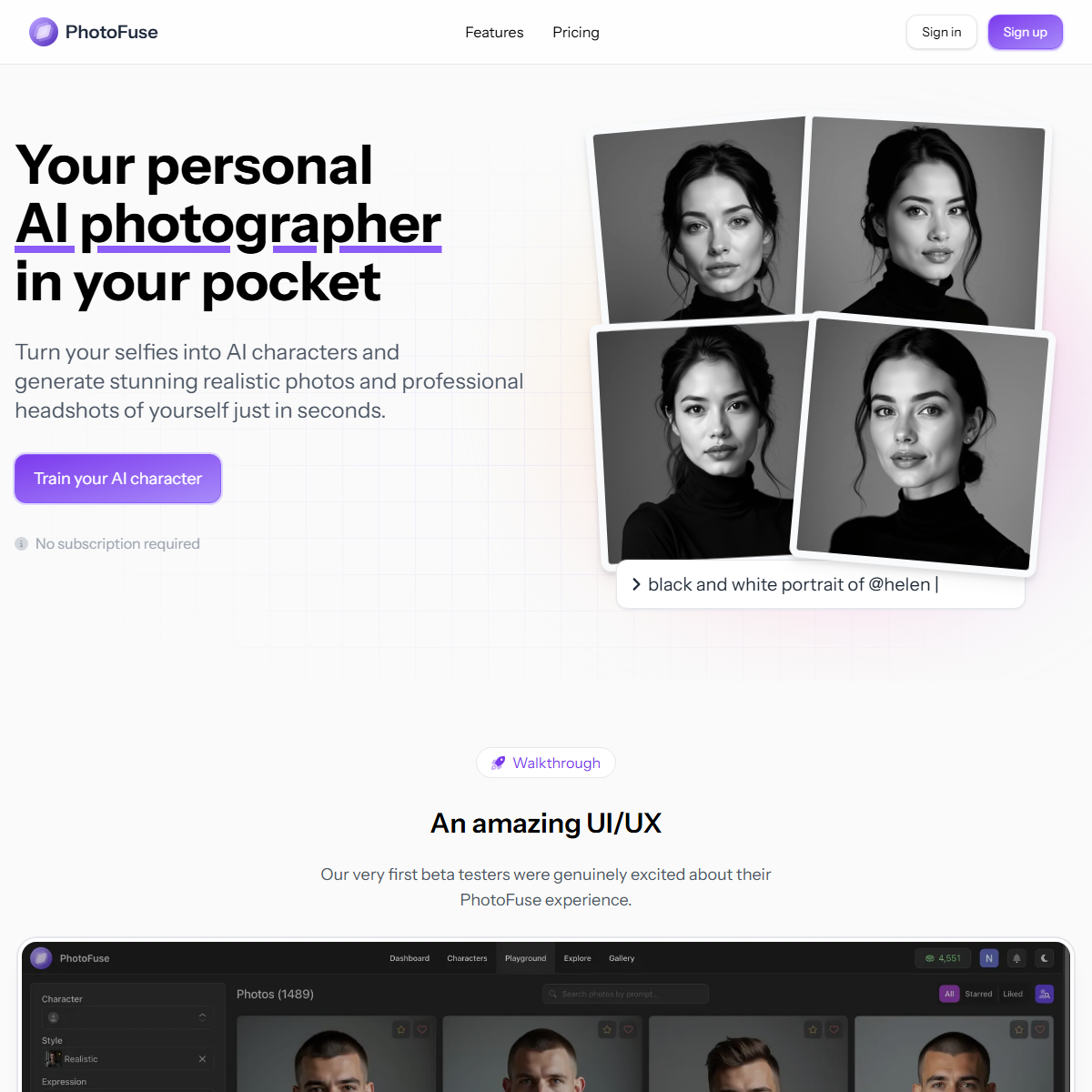 PhotoFuse - image editing Tool Screenshot