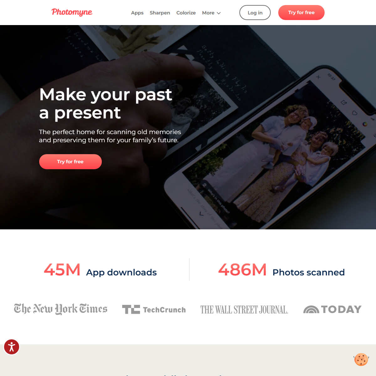 Photomyne - image editing Tool Screenshot
