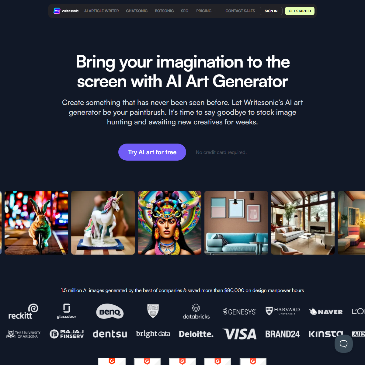 Photosonic AI - image generators Tool Screenshot