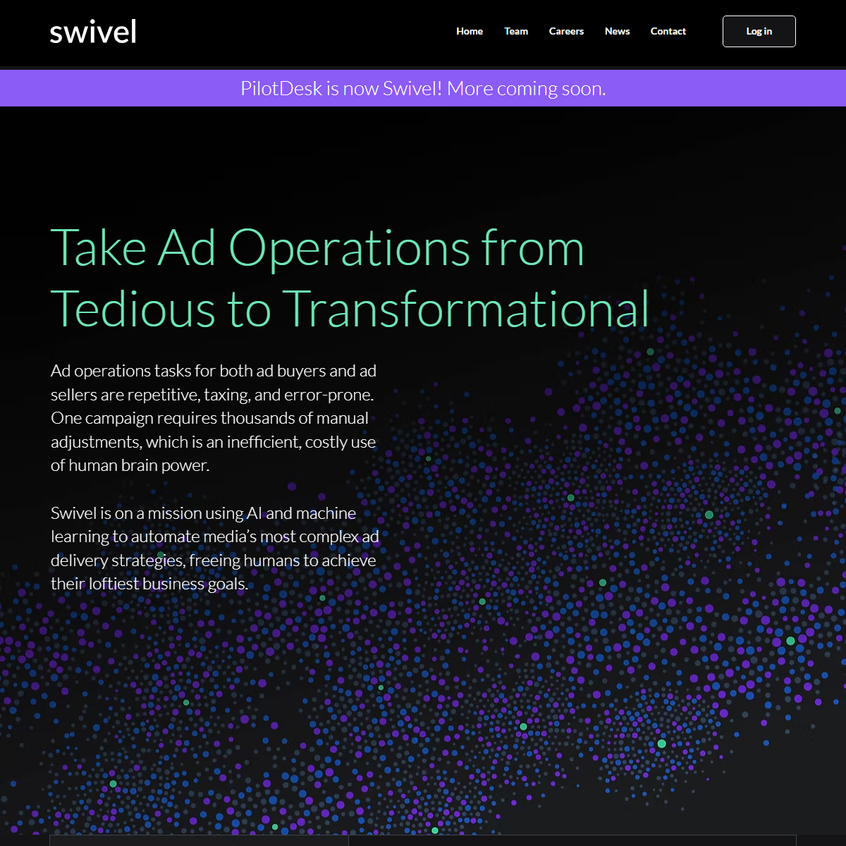 PilotDesk - marketing Tool Screenshot