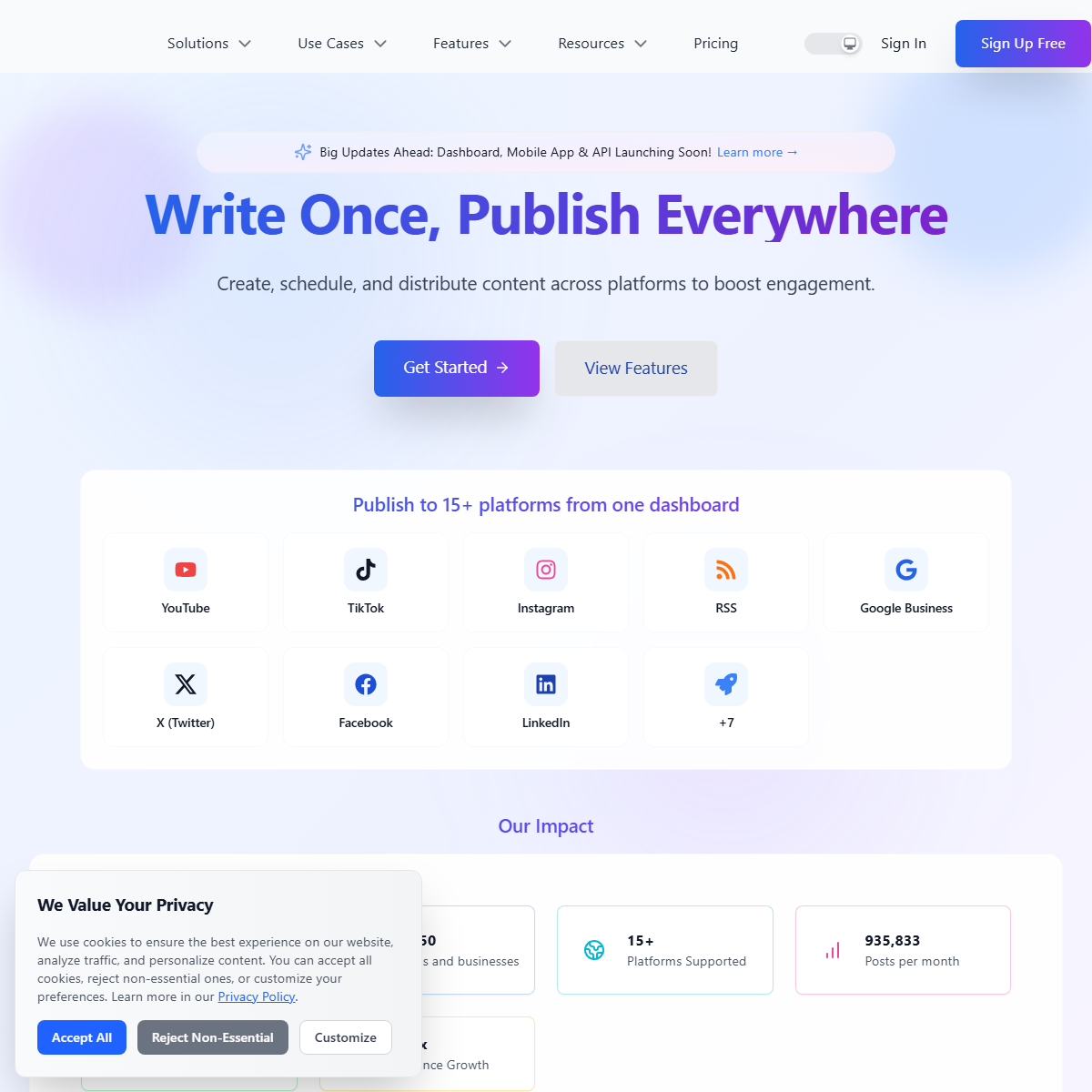Postly - social media Tool Screenshot