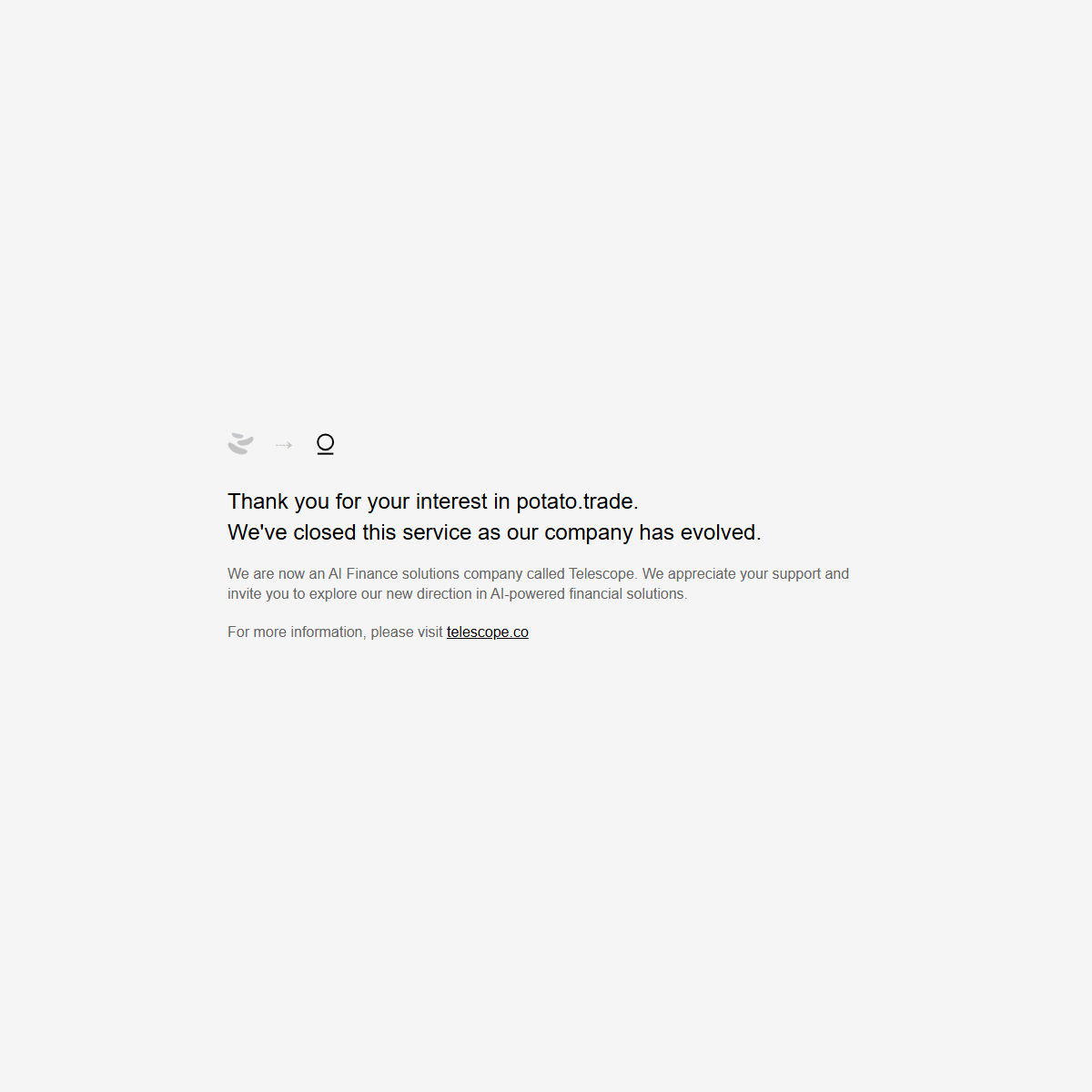 Potato - finance Tool Screenshot