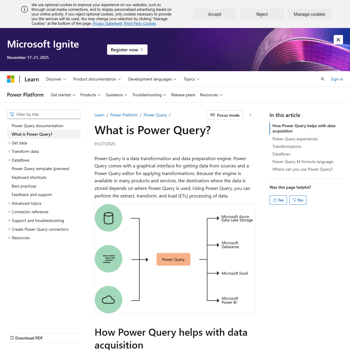 Power Query - spreadsheets Tool Screenshot