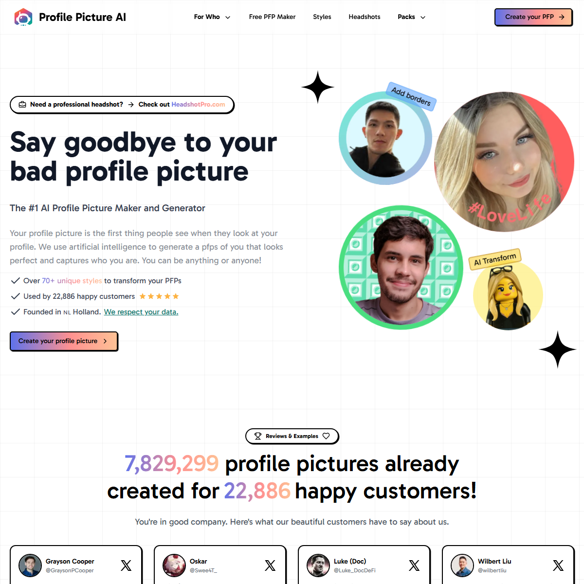 Profile Picture AI - avatars Tool Screenshot