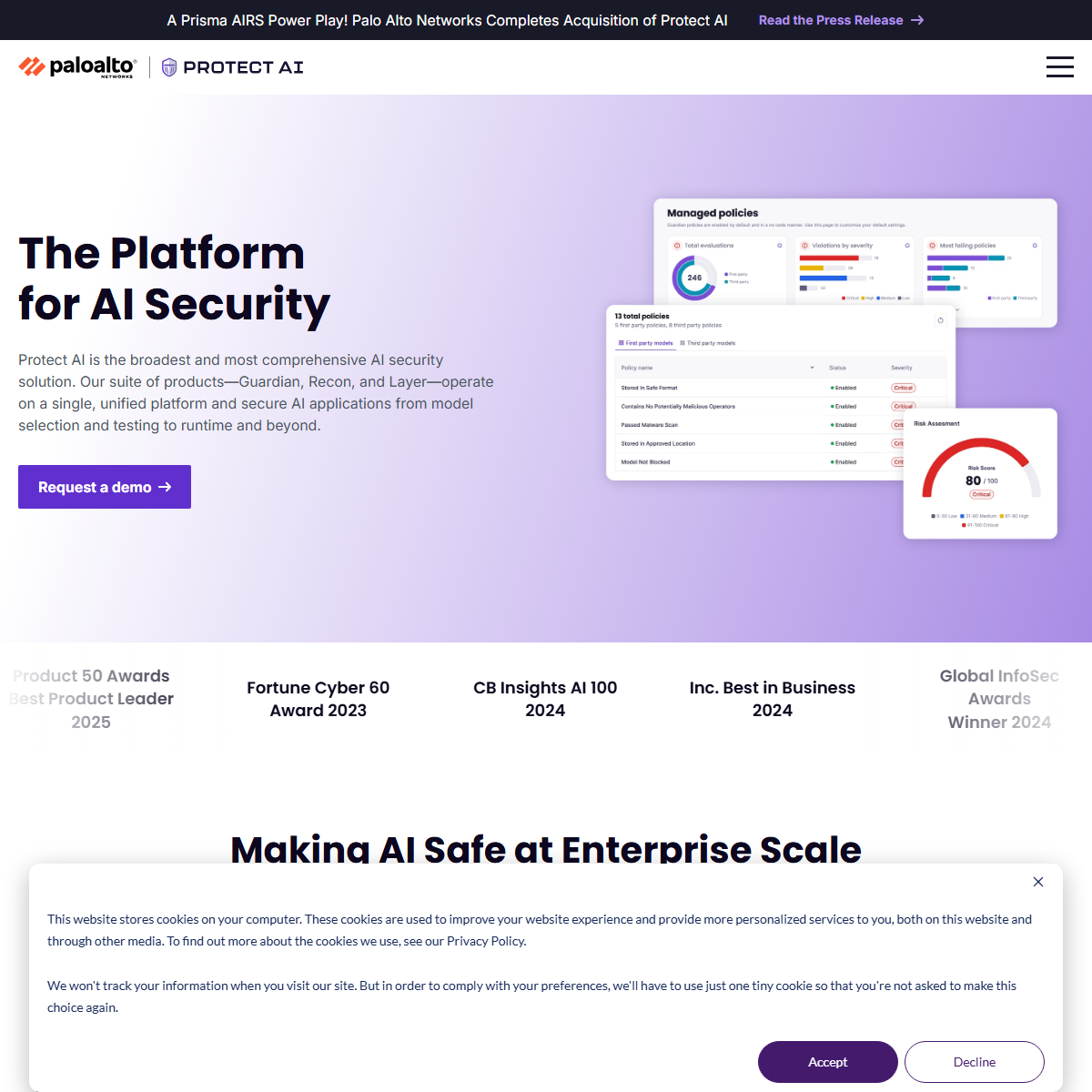 ProtectAI - AI detection Tool Screenshot