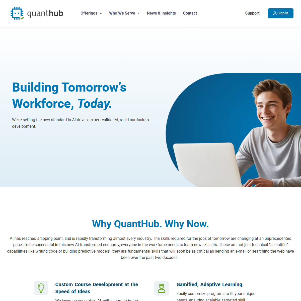 QuantHUB - education Tool Screenshot