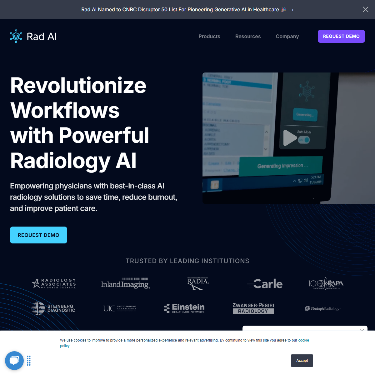 Rad AI - health Tool Screenshot
