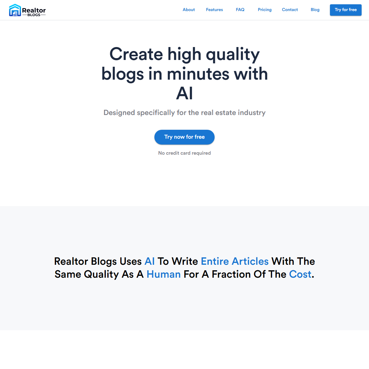 Realtor Blogs - real estate Tool Screenshot