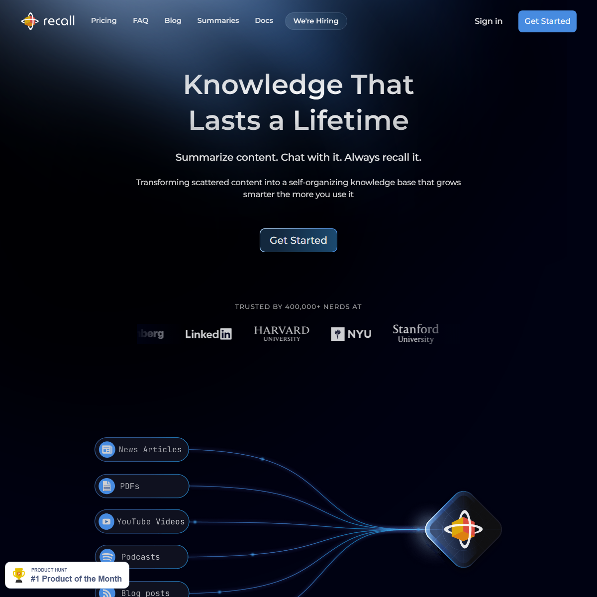 Recall - summarizer Tool