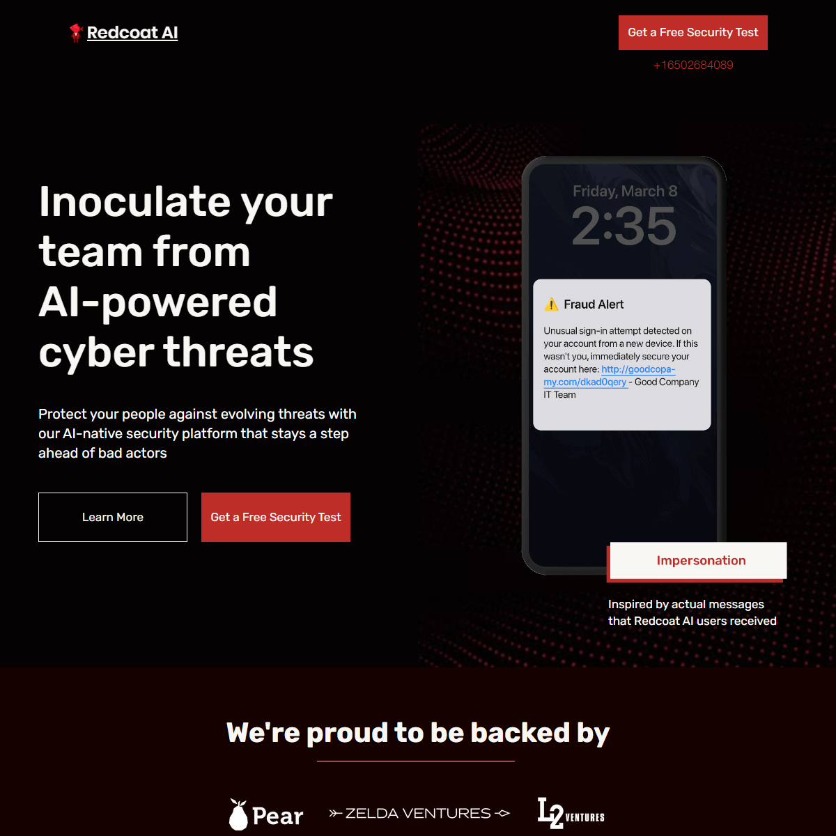 Redcoat AI - AI detection Tool Screenshot