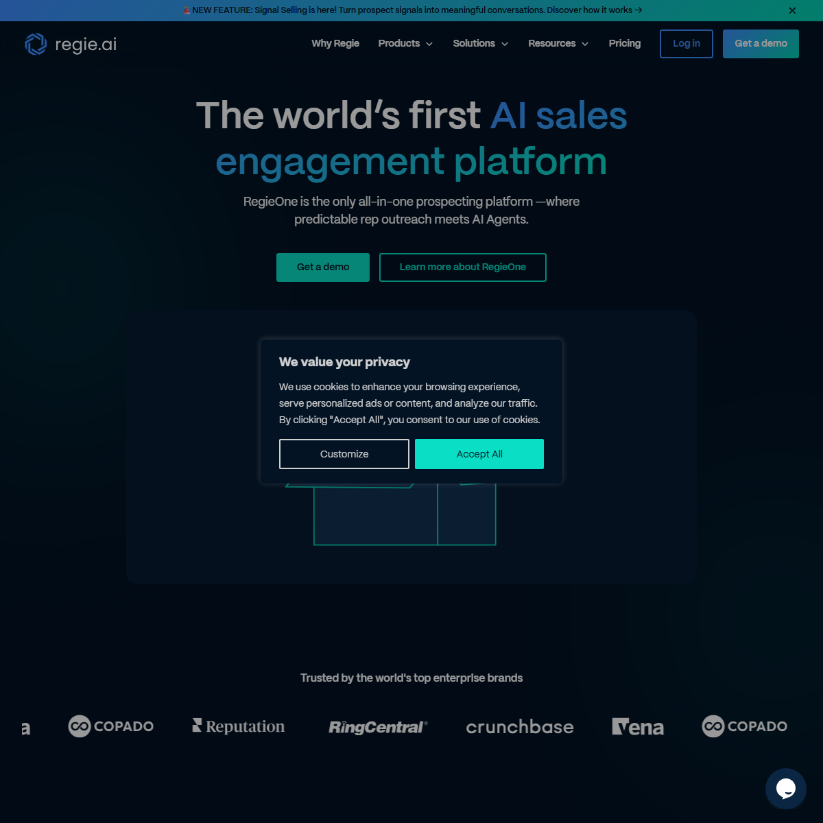 Regie - sales assistant Tool Screenshot