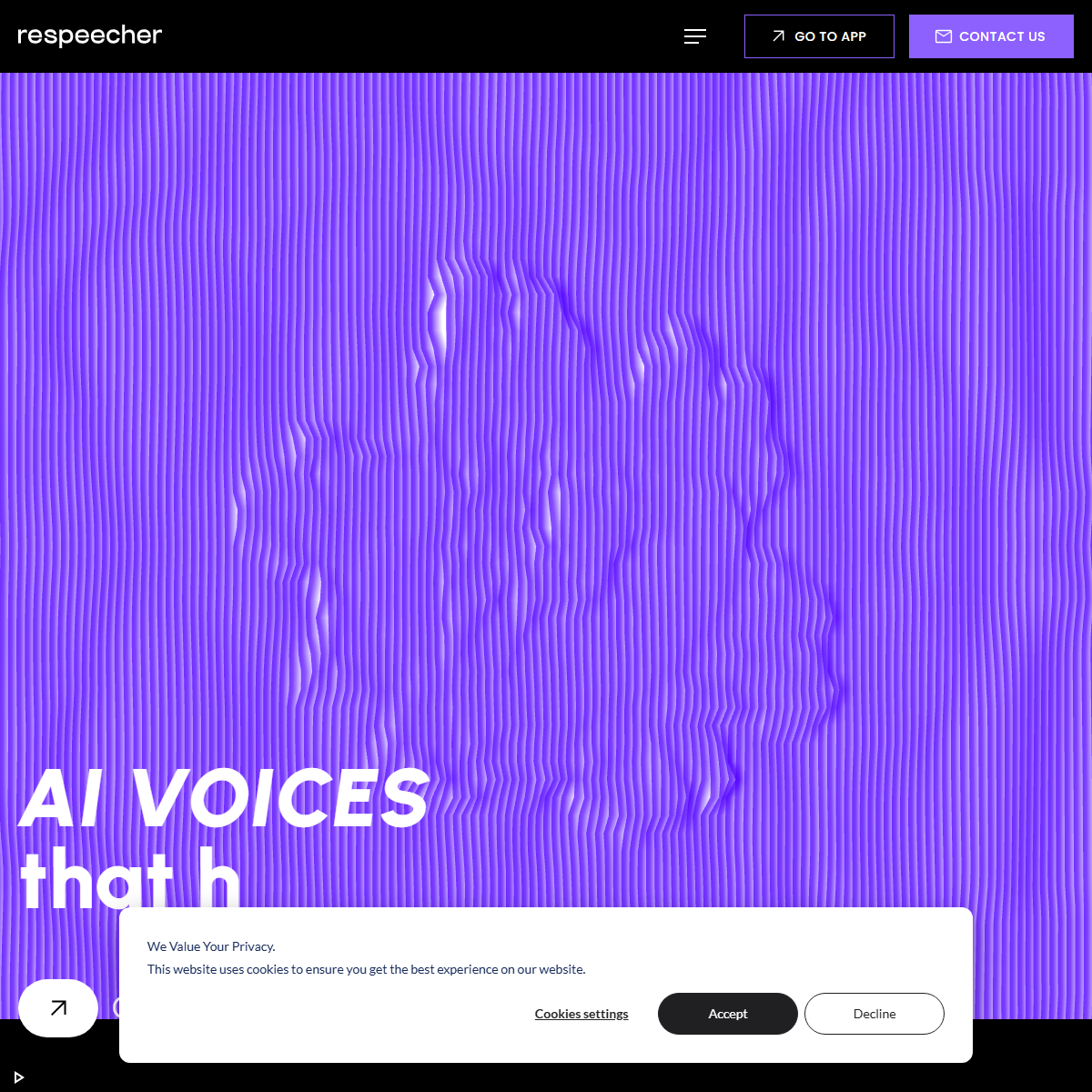 Respeecher - audio editing Tool