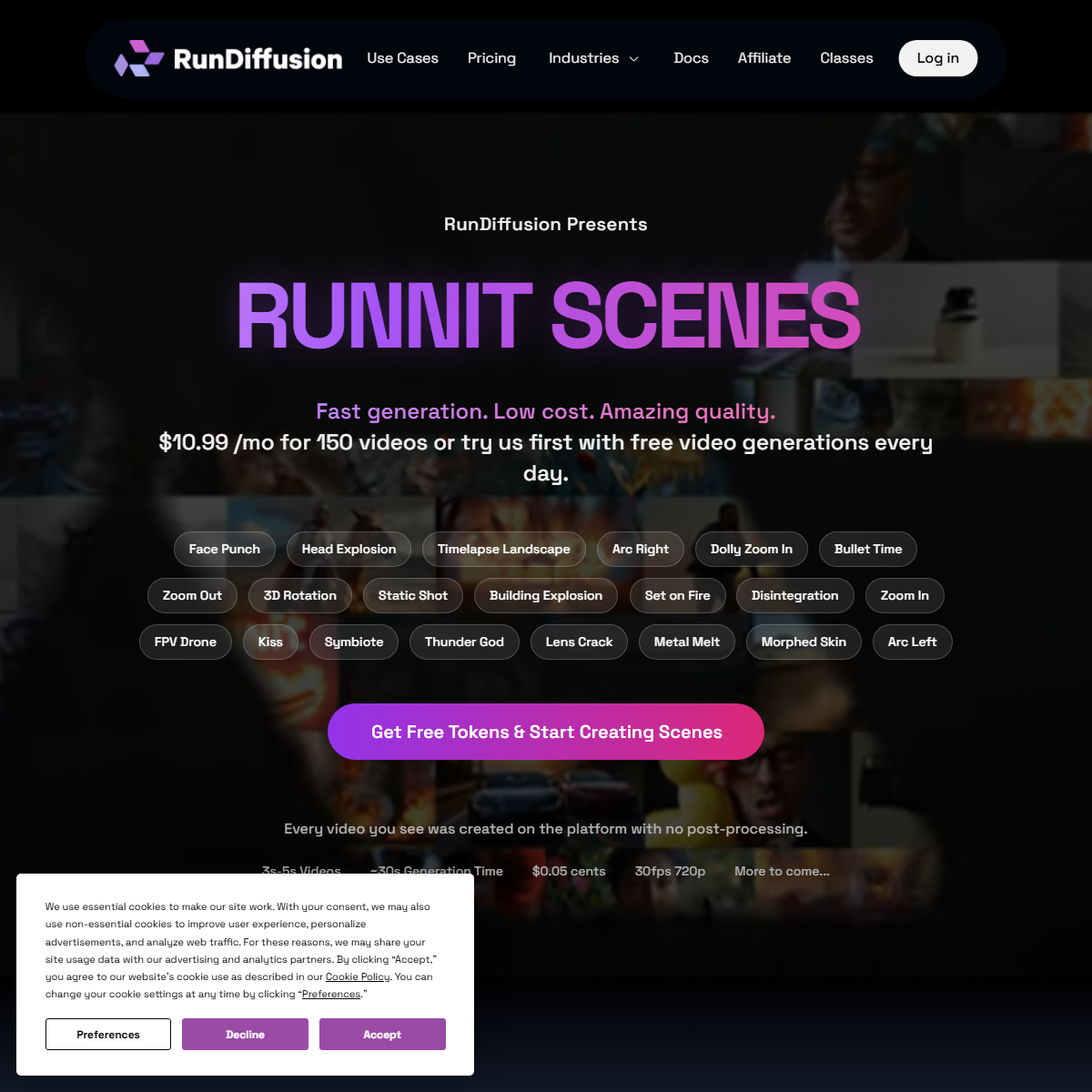 RunDiffusion - image generators Tool Screenshot