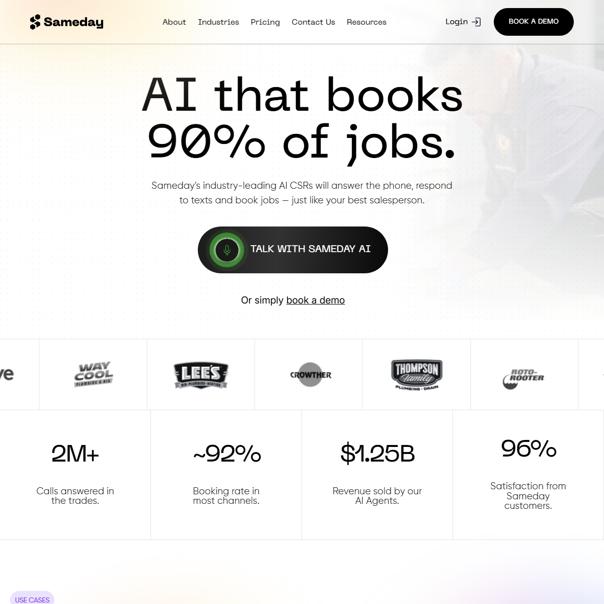 Sameday AI - customer support Tool Screenshot