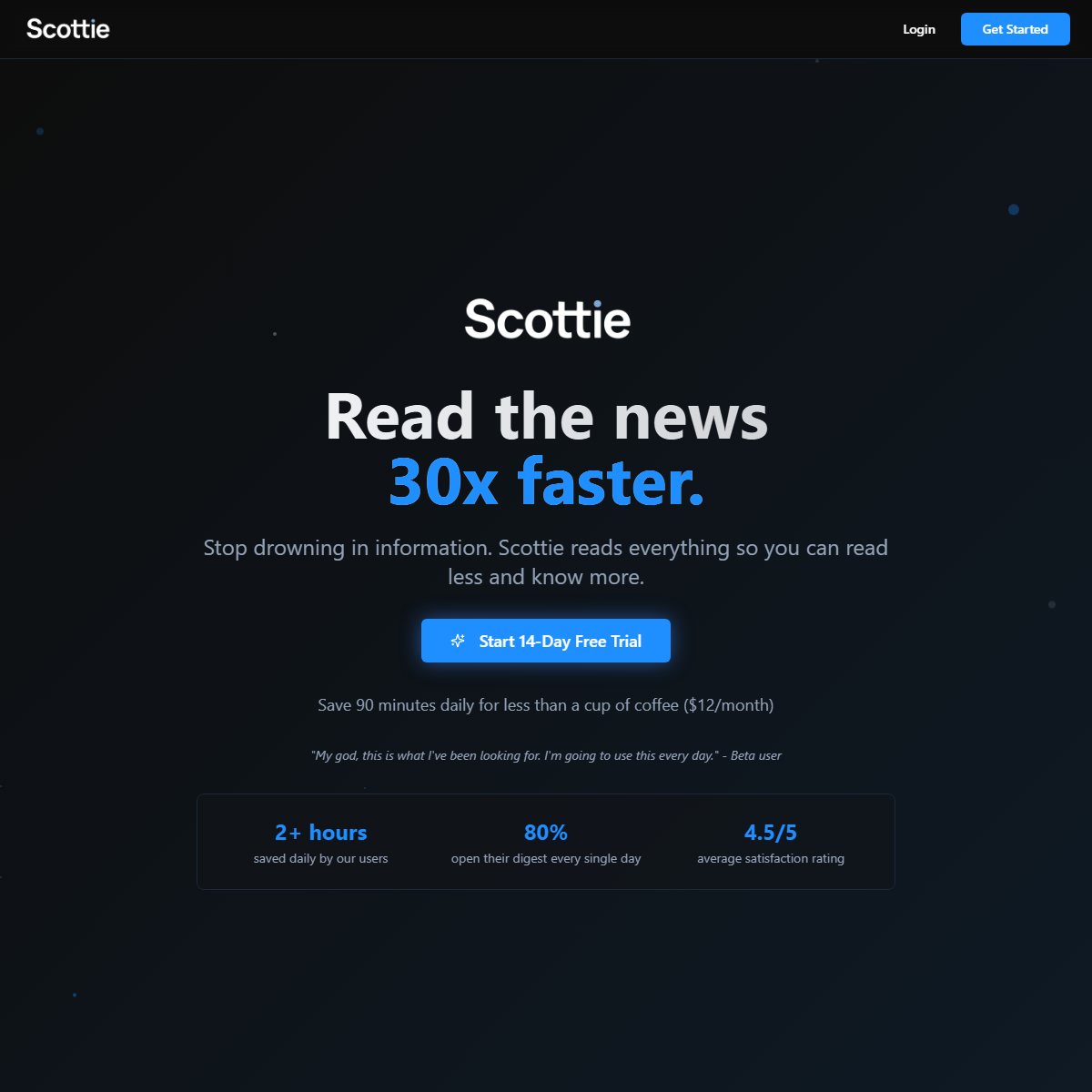 Scottie - email assistant Tool Screenshot