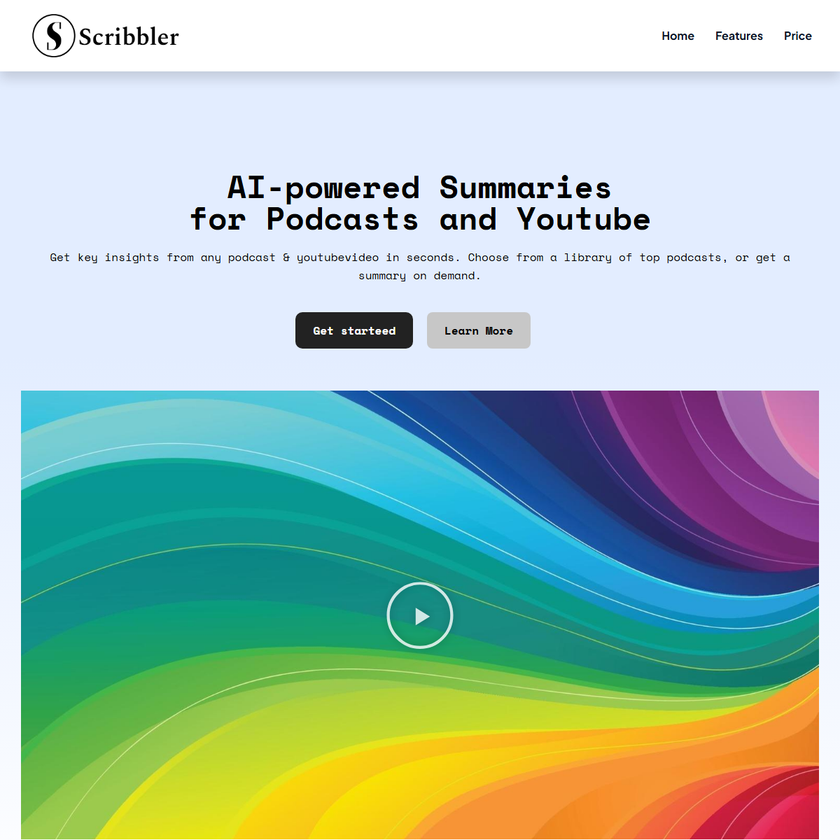 Scribbler - summarizer Tool Screenshot