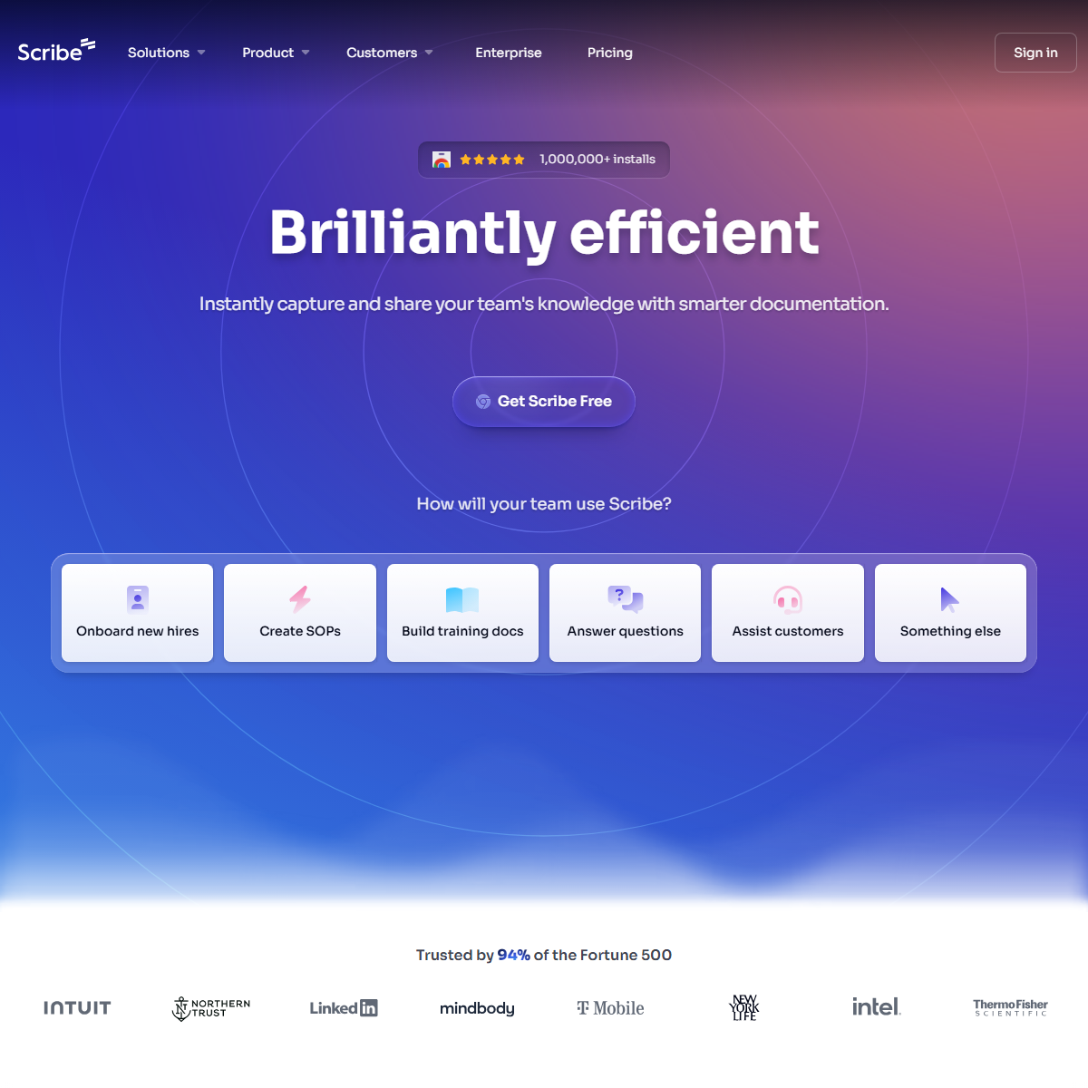 Scribe - workflows Tool Screenshot
