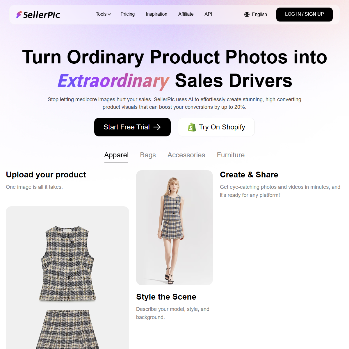 SellerPic - image editing Tool