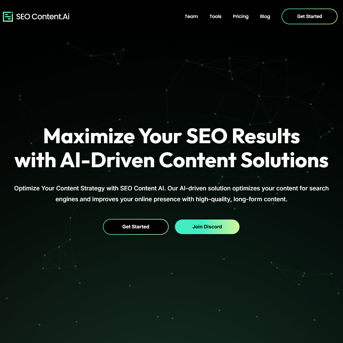 SEO Content AI - SEO Tool Screenshot