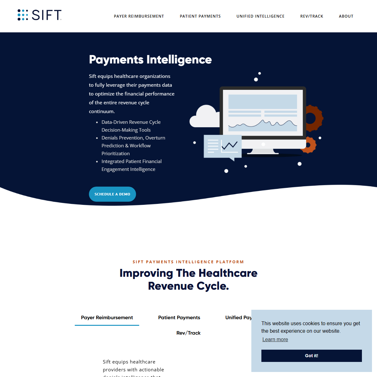 Sift Healthcare - finance Tool Screenshot