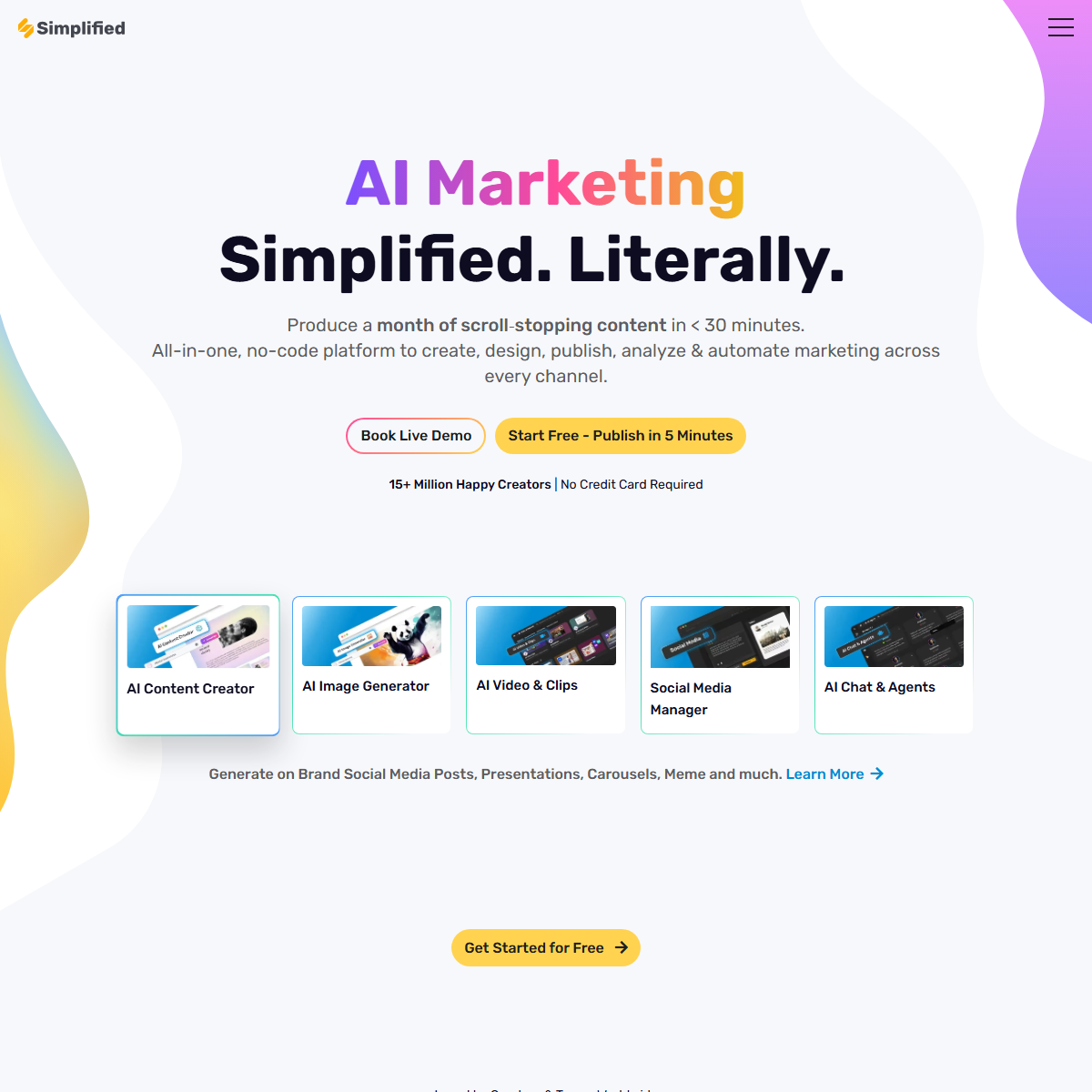 Simplified - marketing Tool