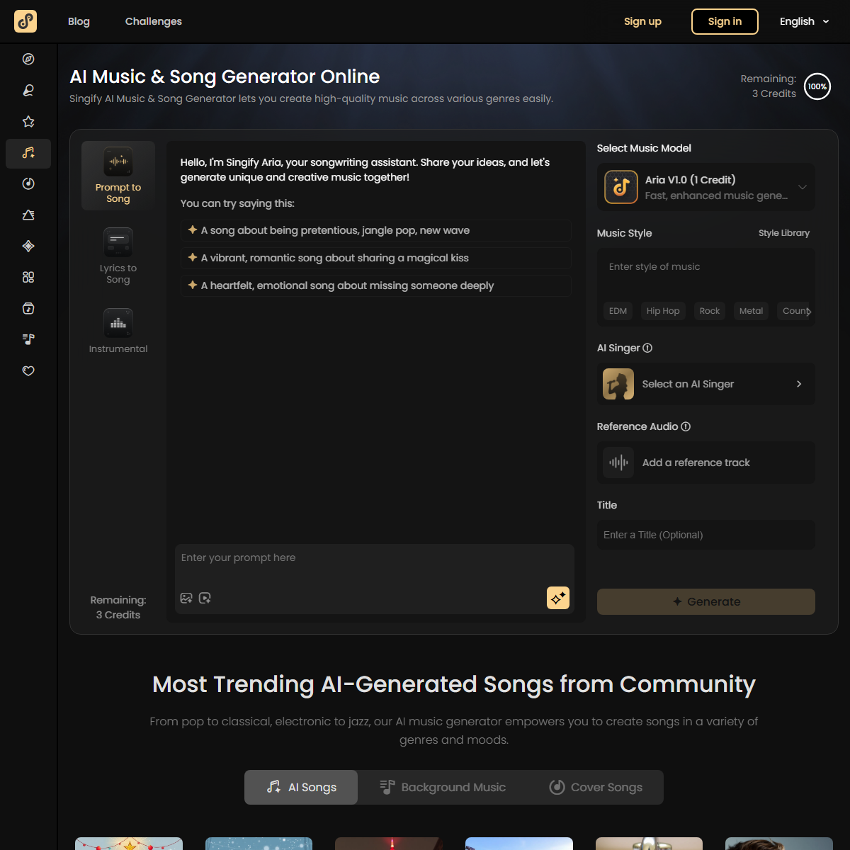 Singify - music Tool Screenshot