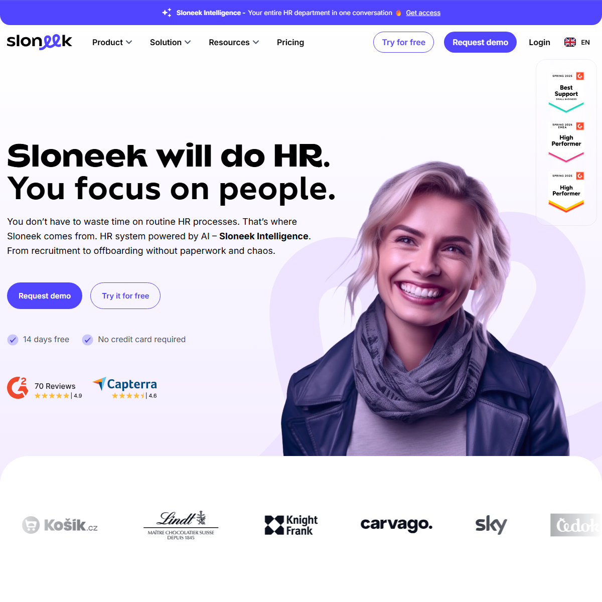 Sloneek - human resources Tool Screenshot