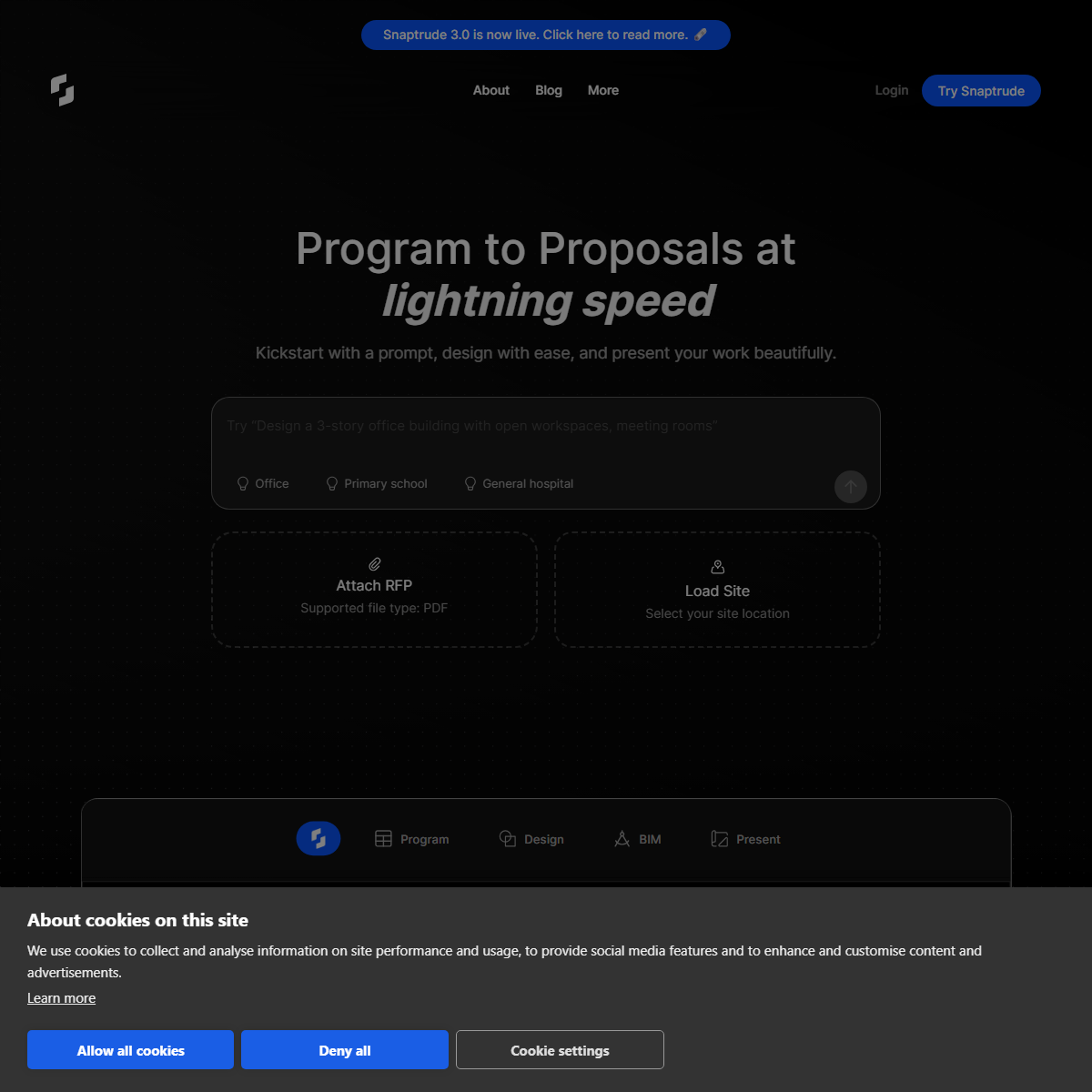 Snaptrude - 3D Tool Screenshot