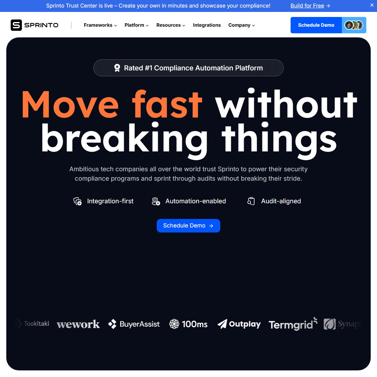 Sprinto - startup tools Tool Screenshot