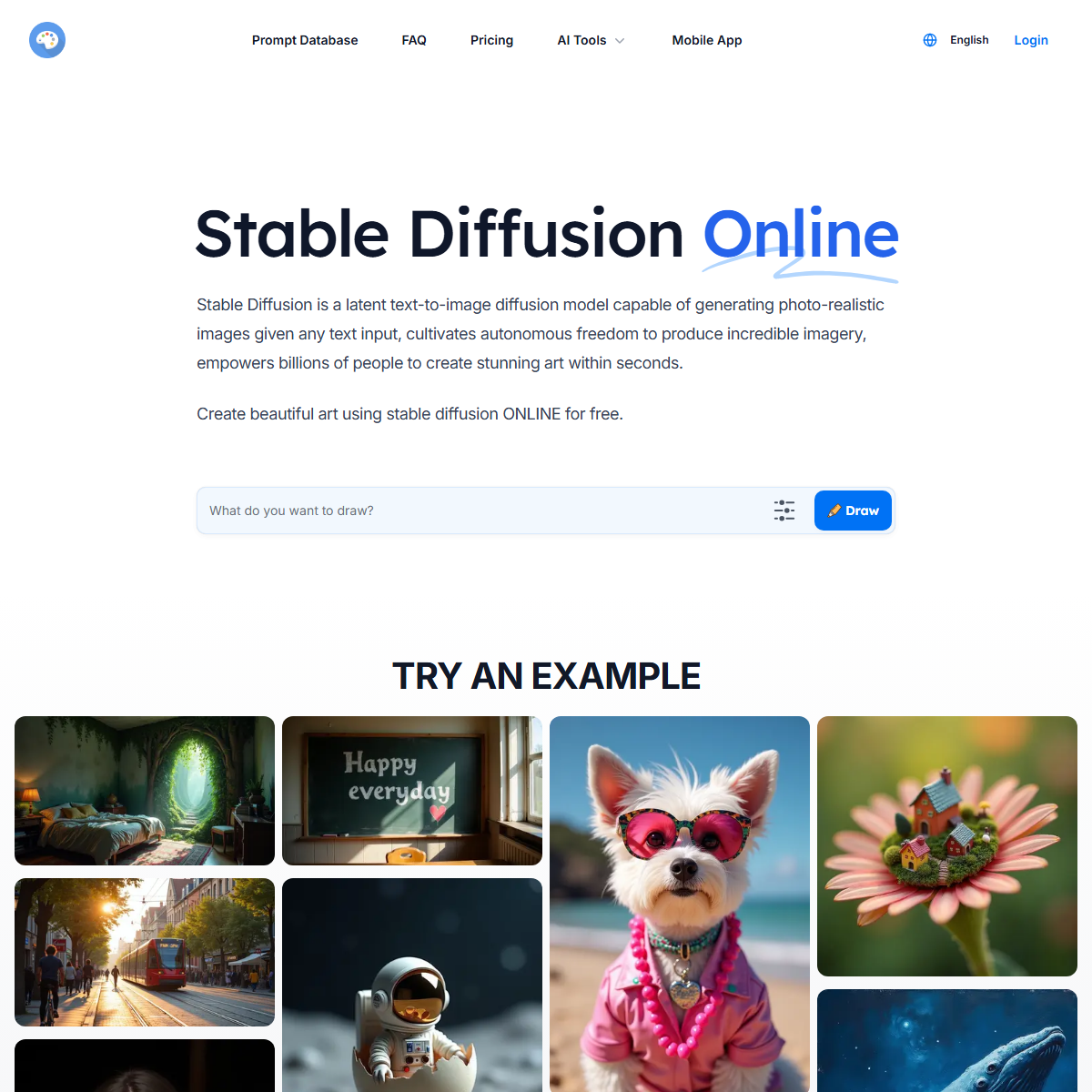 Stable Diffusion Web - image generators Tool Screenshot