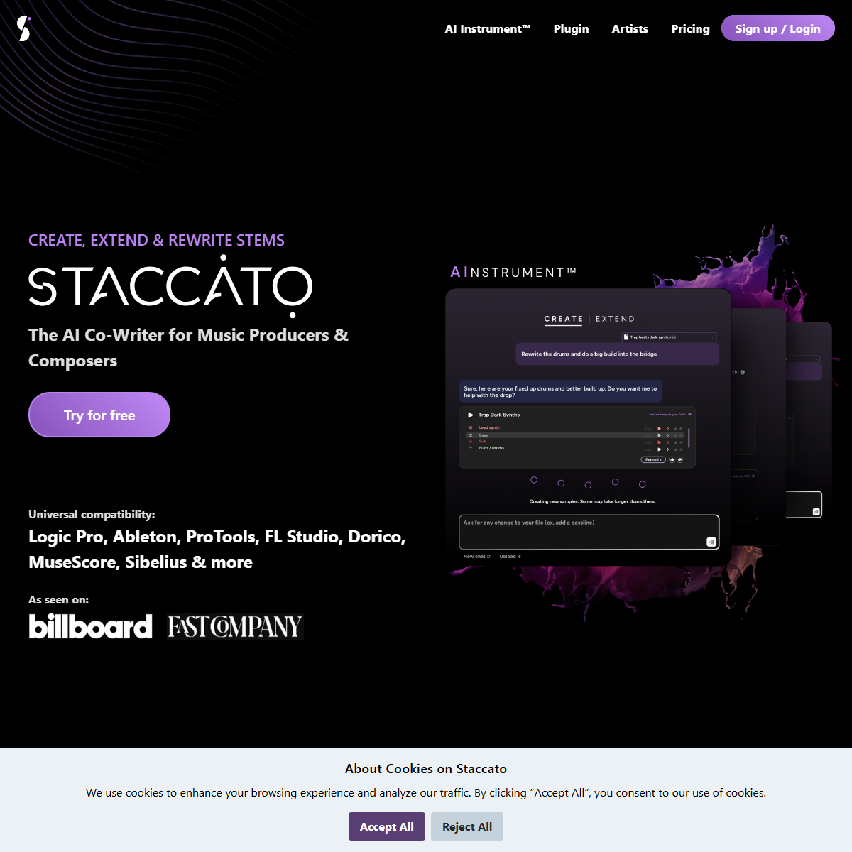 Staccato - music Tool Screenshot