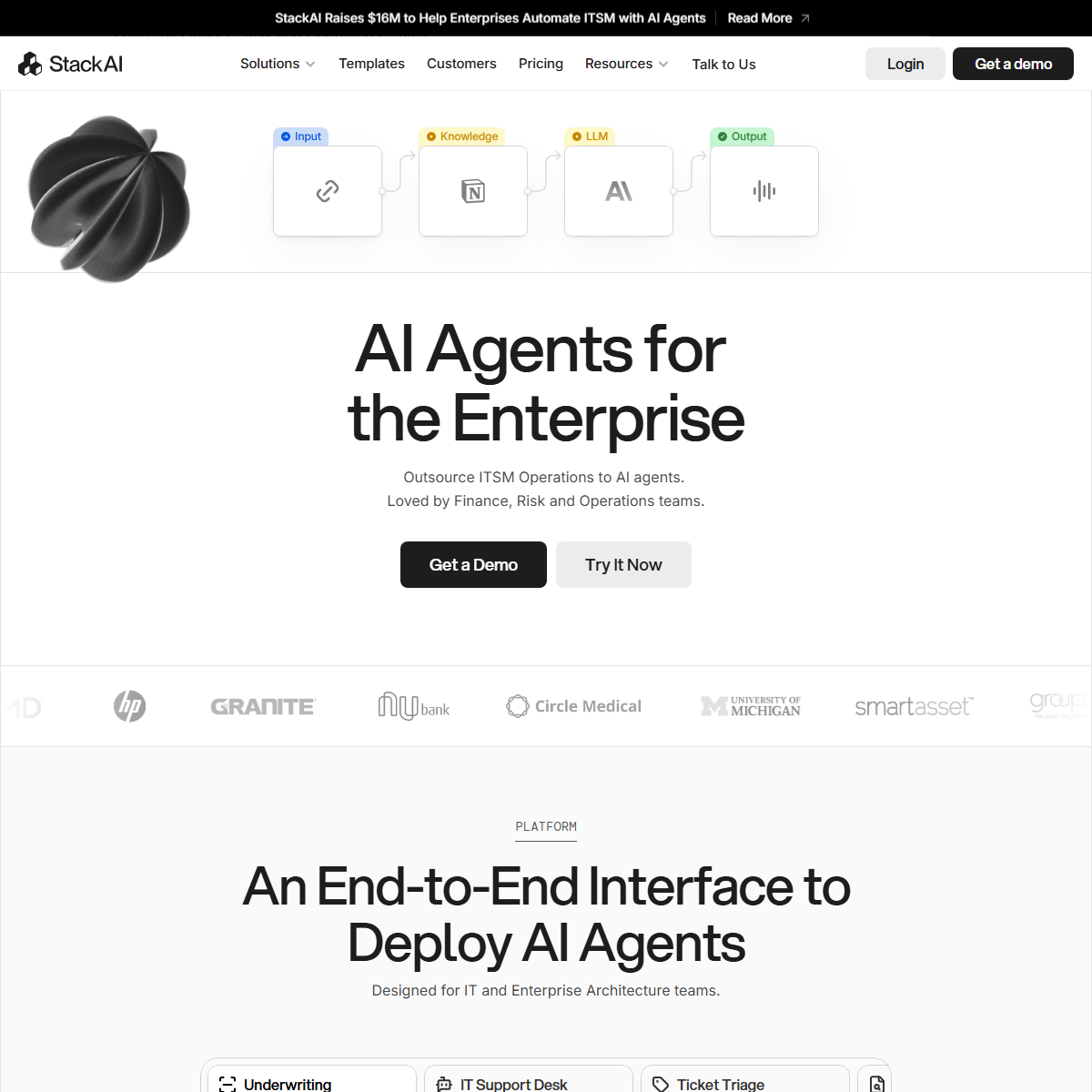 Stack AI - AI chatbots Tool Screenshot