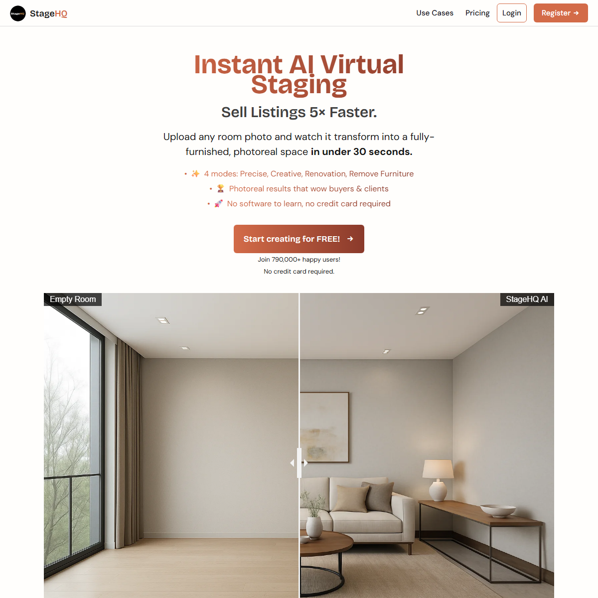 StageHQ AI - real estate Tool Screenshot
