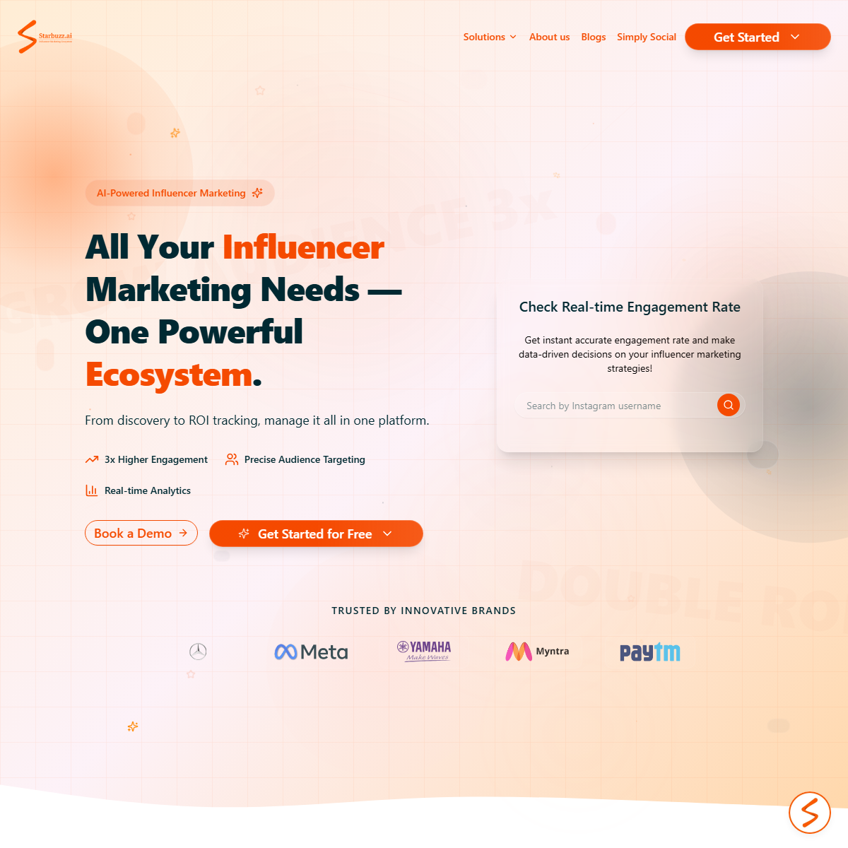 Starbuzz.ai - marketing Tool Screenshot