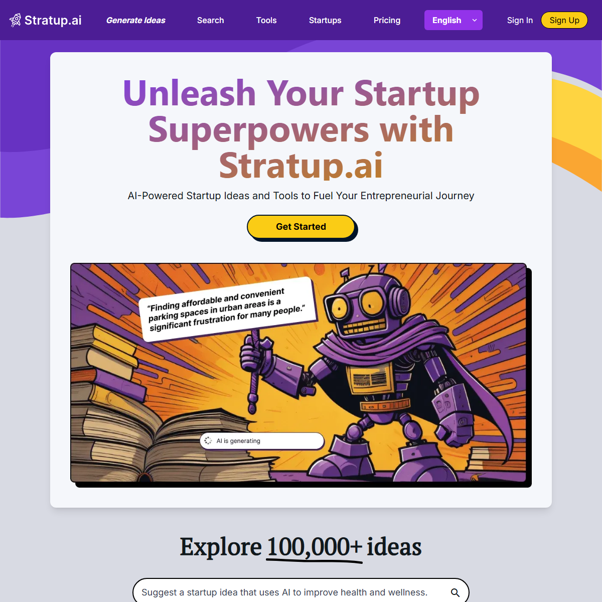 Stratup.ai - startup tools Tool