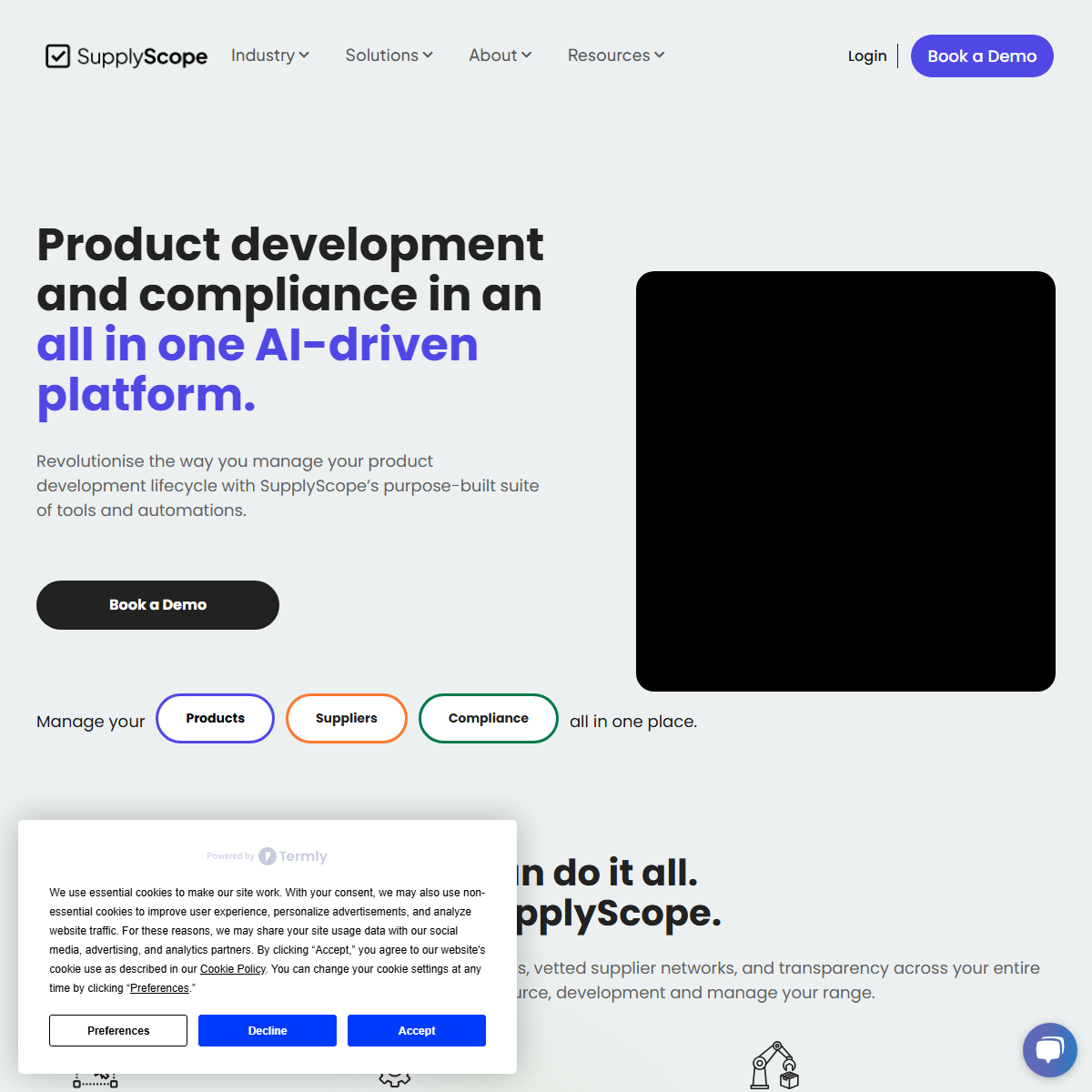 SupplyScope - project management Tool Screenshot